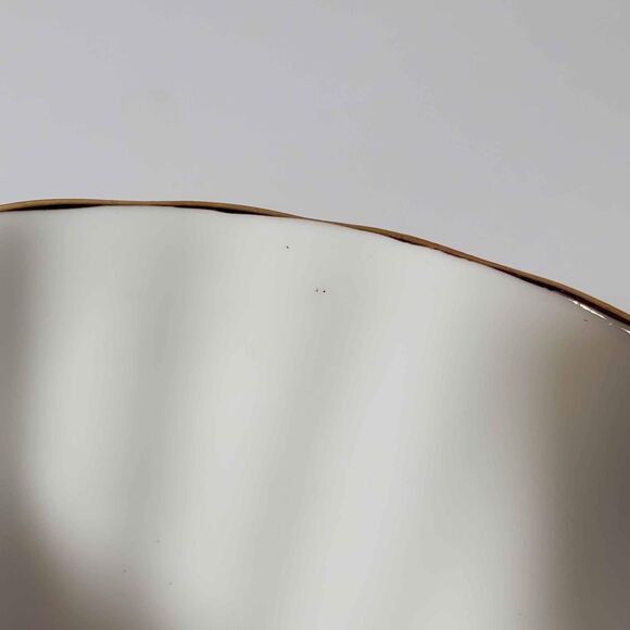 English Castle Teacup and Saucer Pink Roses Vintage - Picture 6 of 9